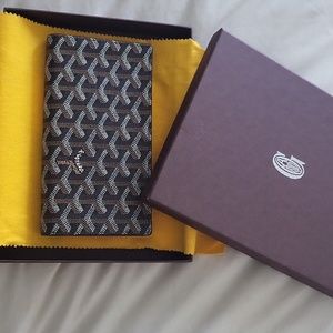 Goyard large wallet, black
